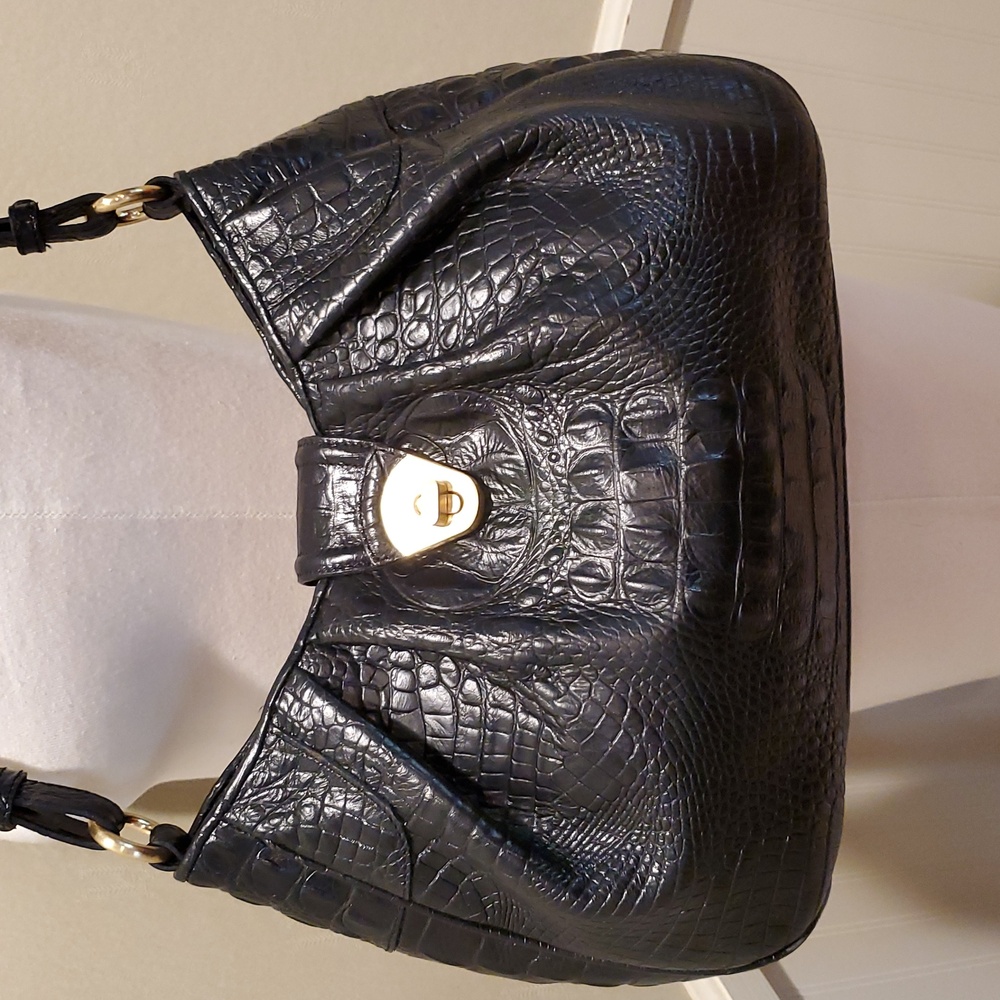 Brahmin Melbourne Croc Shoulder Bag - Picture 2 of 15